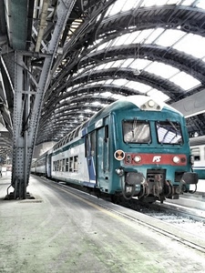 treno, stazione, ferrovia, binari, locomotiva, rosso, binario, archi, finestrini, metallo, marciapiede, verde, pensiline, galleria, ferro, pensilina, treni