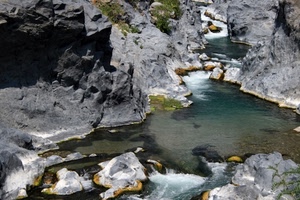 acqua, rocce, torrente, fiume, gola, pietre, pozza