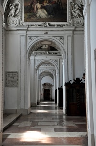 archi, corridoio, pavimento, porta, bianco, marmo, palazzo, quadro, museo, angeli, quadri, dipinti, luce, porte, prospettiva, dipinto, decorazioni, sculture, riflessi, statue, targa, arco