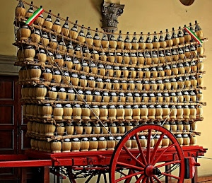 rosso, fiaschi, ruota, carretto, carro, raggi, vino, porta, tricolore, ruote, paglia, corde, tanti, pattern, etichette, bianco, fischi, capitello, giallo, impagliati