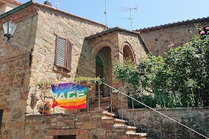 bandiera, lampione, pace, finestra, casa, ringhiera, piante, scala, antenne, archi, portico, porta, gradini, arco, cielo, arcobaleno, corrimano, scale, verde, roseto