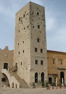 finestre, torre, scale, scala, piazza, gradini, cielo, piante