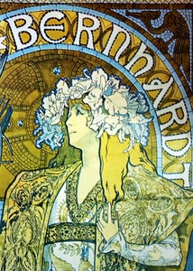 liberty, donna, arte, mosaico, giallo, manifesto, ritratto, volto, dipinto, colori, fiori