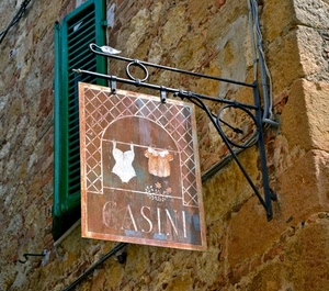 insegna, ferro, muro, persiana, finestra, persiane, verde, metallo, pietra, vestiti