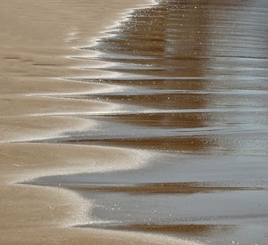 acqua, sabbia, spiaggia, mare, riflesso, onde, curve, astratto, riflessi