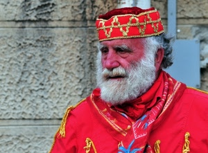 barba, rosso, cappello, uomo, garibaldi, anziano, vecchio, camicia, costume, maschera, ritratto