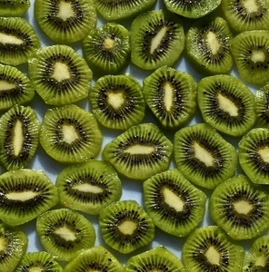 frutta, kiwi, verde, semi, fette, bianco, cibo