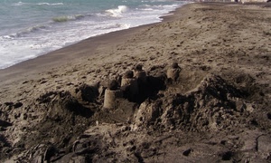 mare, spiaggia, sabbia, onde, castelli, acqua, forme, onda, castello, torri