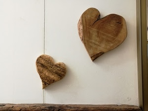 legno, cuori, cornice, due, bianco, marrone, pannello, muro, cuore, parete, appesi