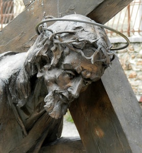 croce, statua, barba, cristo, aureola, corona, spine, scultura, legno, viso, capelli, crocifisso, gesù, sofferenza, volto